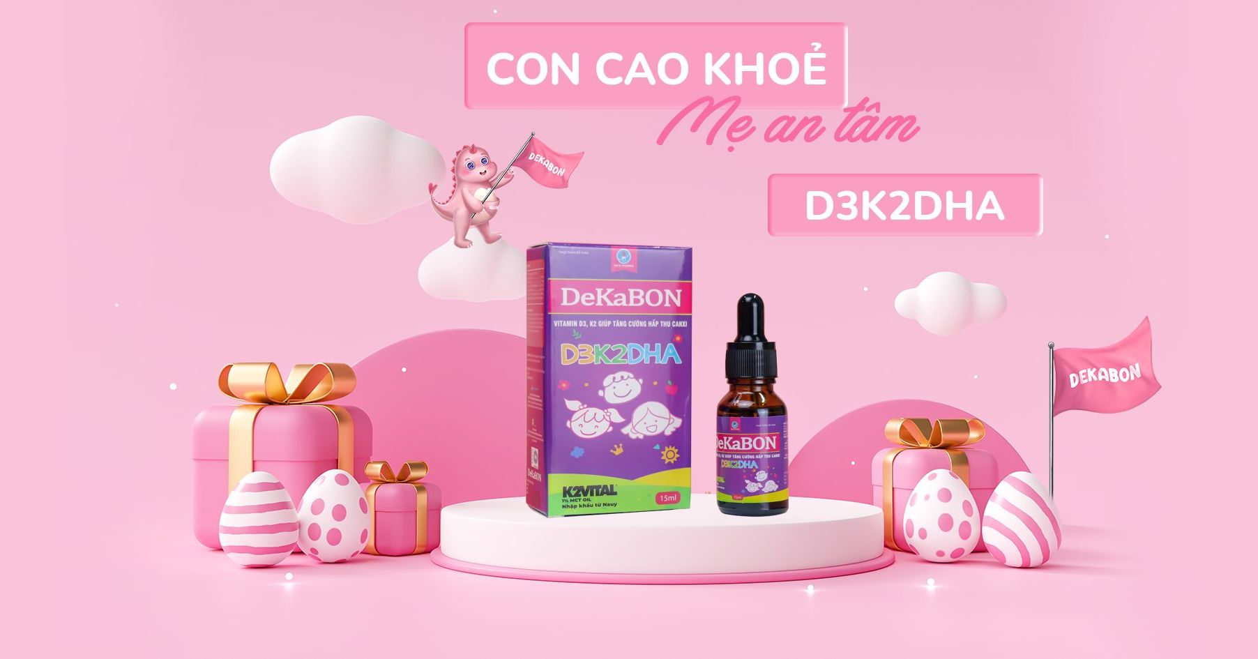 Dekabon D3K2DHA Giá Bao Nhiêu? Có Thực Sự Tốt Không? Cách Dùng Hiệu Quả Cho Bé