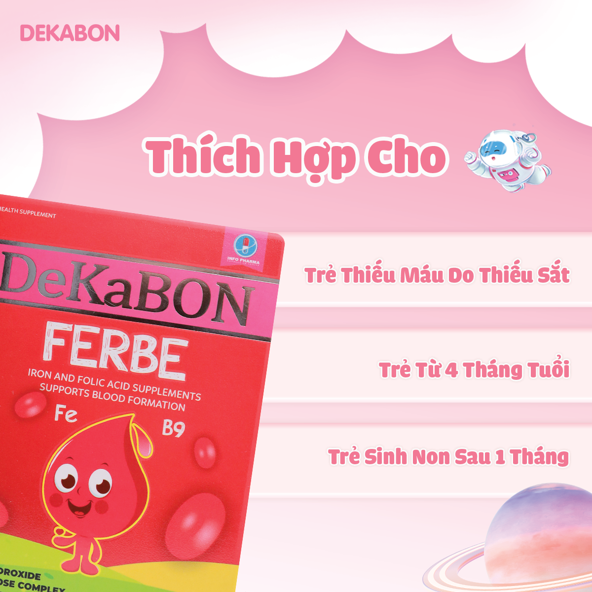 Dekabon Ferbe – Bổ sung sắt cho trẻ