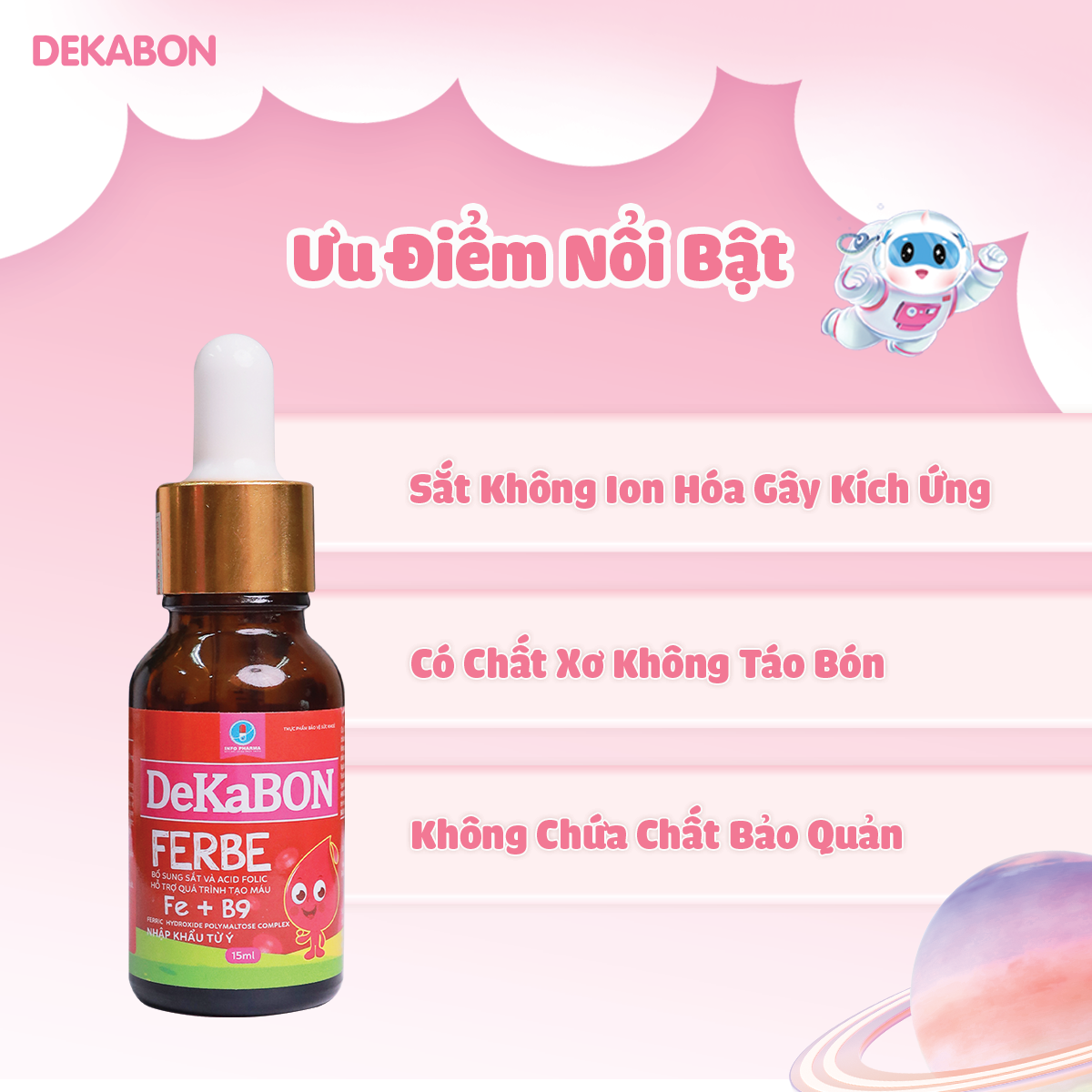 Dekabon Ferbe – Bổ sung sắt cho trẻ