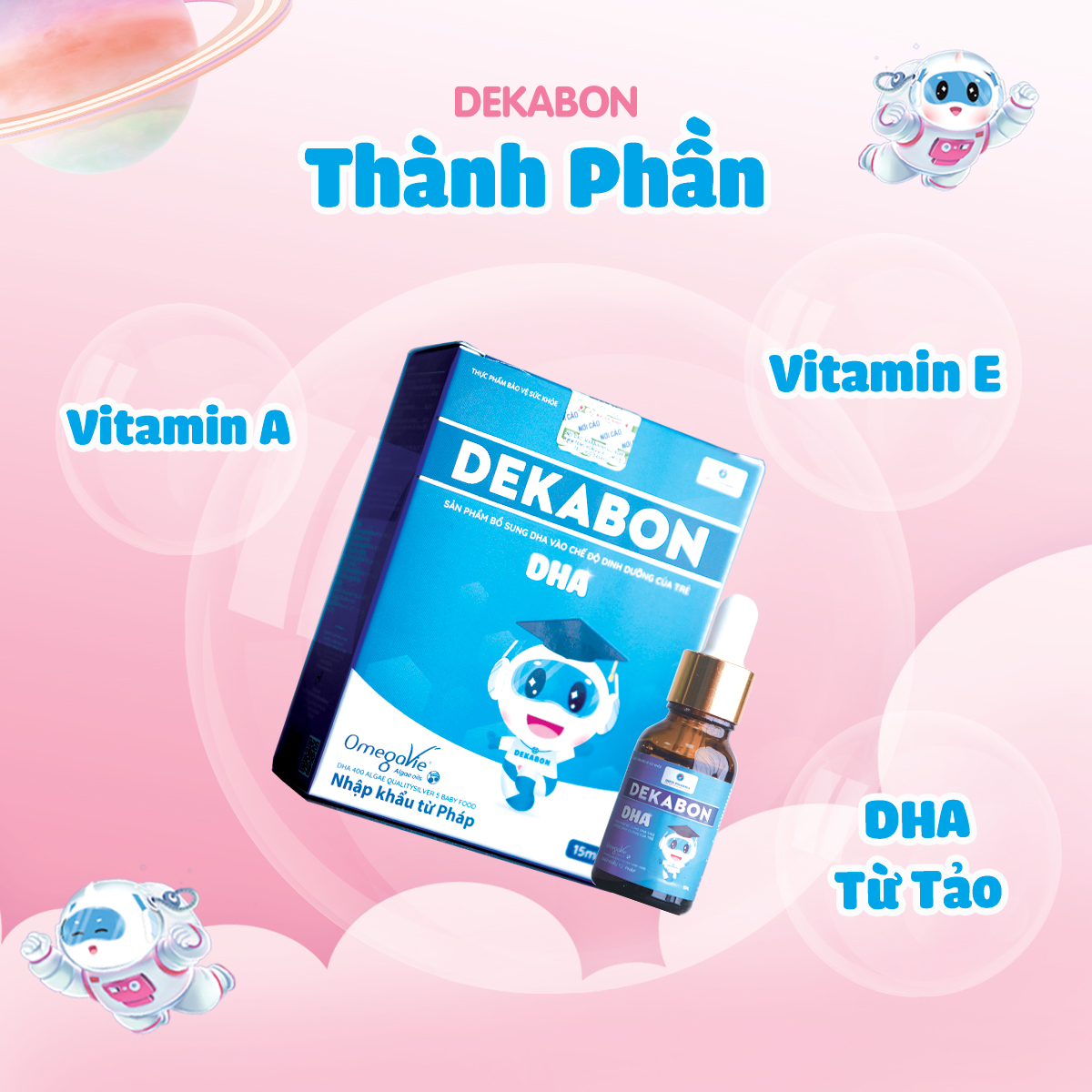 Dekabon DHA – Phát triển não bộ và thị lực cho bé