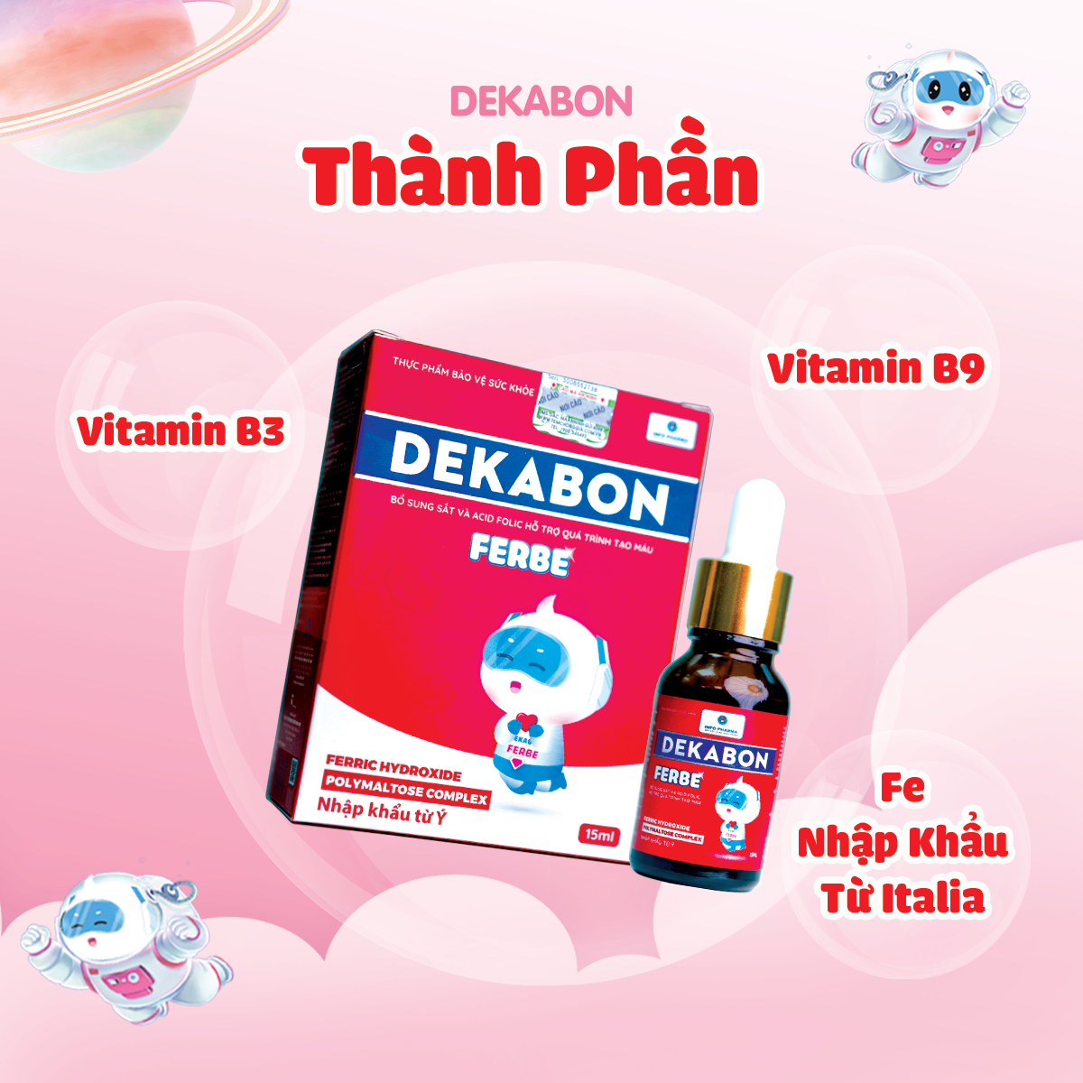 Dekabon Ferbe – Bổ sung sắt cho trẻ