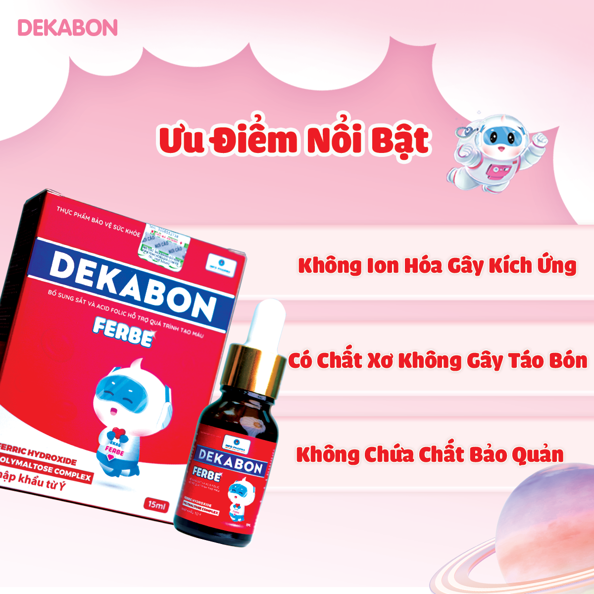 Dekabon Ferbe – Bổ sung sắt cho trẻ
