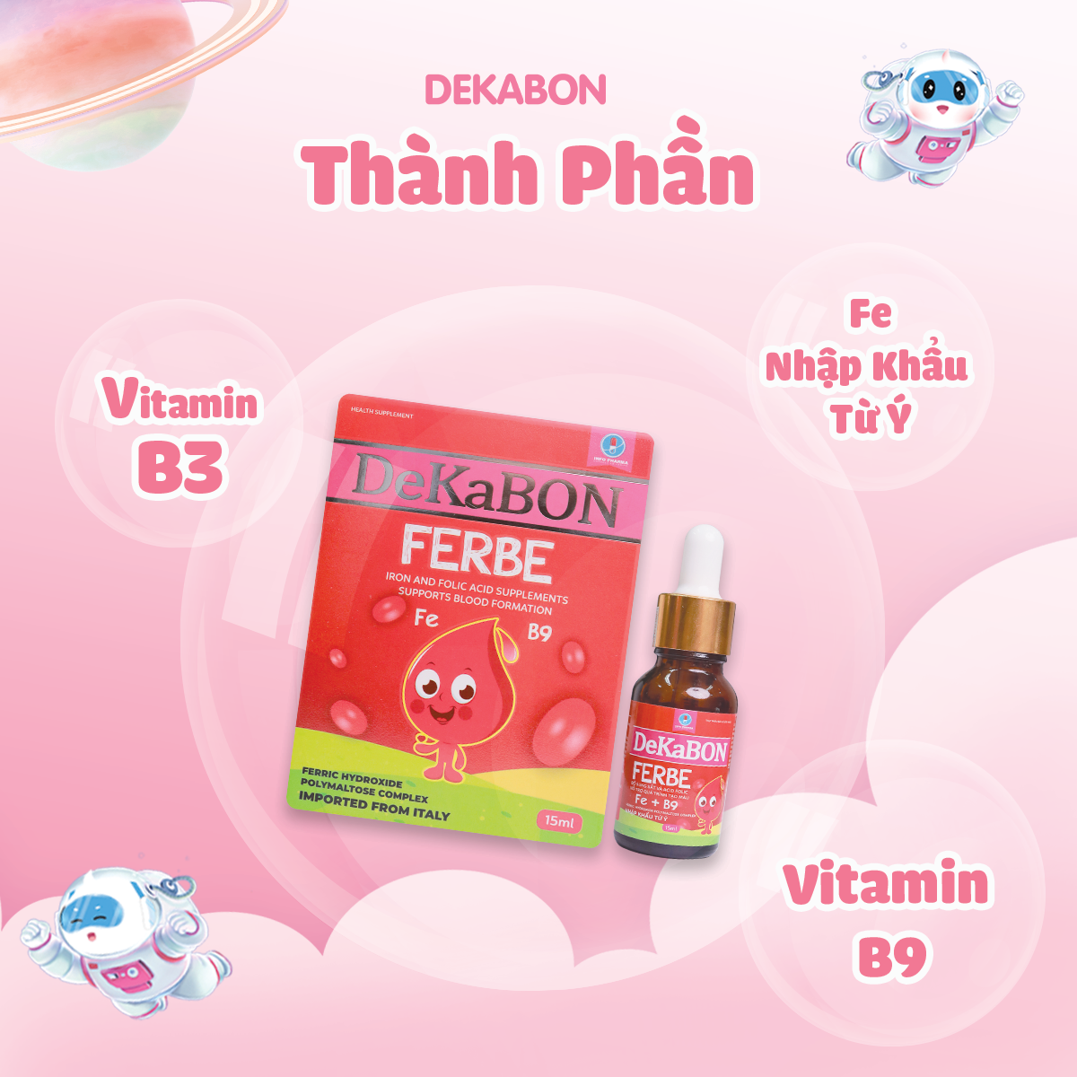Dekabon Ferbe – Bổ sung sắt cho trẻ