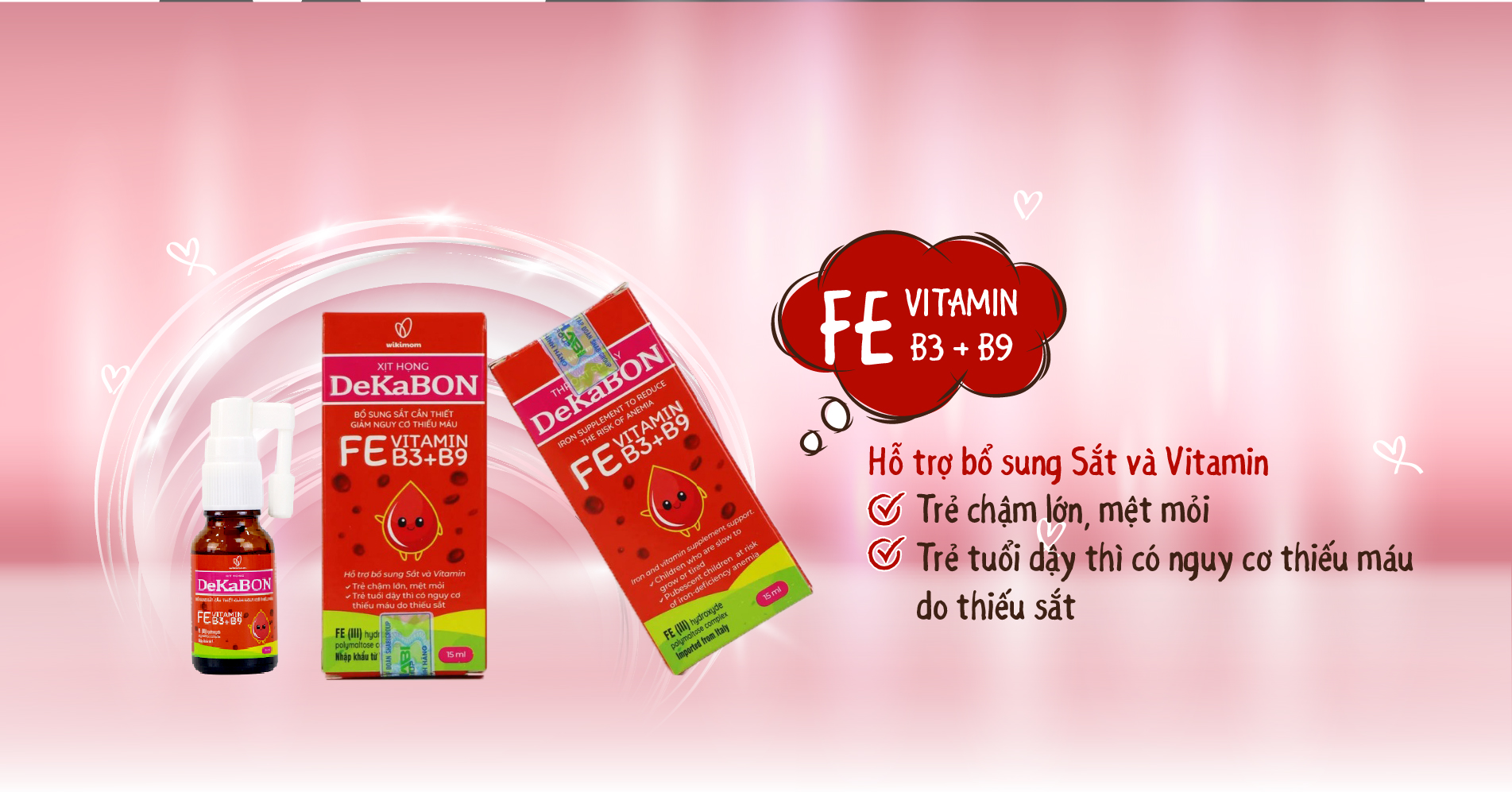 Dekabon DHA – Phát triển não bộ và thị lực cho bé