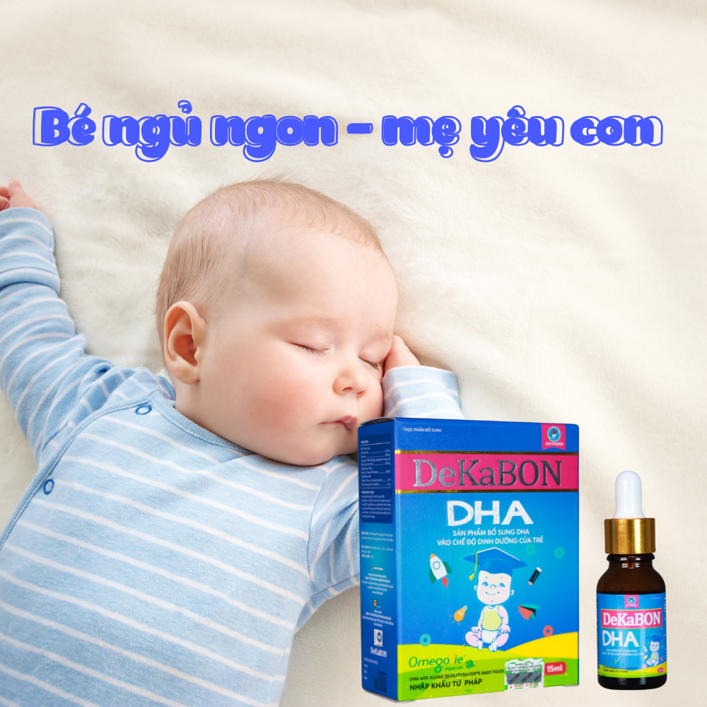 Dekabon DHA – Phát triển não bộ và thị lực cho bé