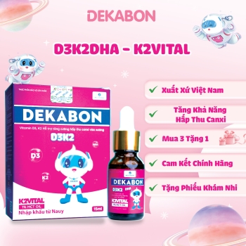 Dekabon D3K2DHA – Tăng hấp thu canxi