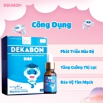 Dekabon DHA – Phát triển não bộ và thị lực cho bé