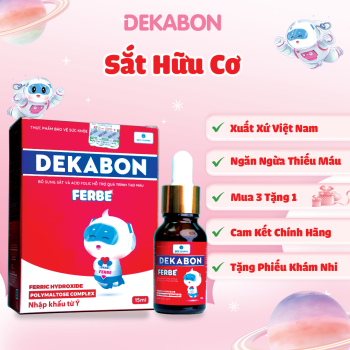 Dekabon Ferbe – Bổ sung sắt cho trẻ