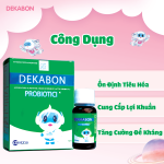 Dekabon Probiotici - Cải thiện hệ tiêu hoá