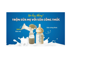 Trộn Sữa Mẹ Với Sữa Công Thức – Nên Hay Không?